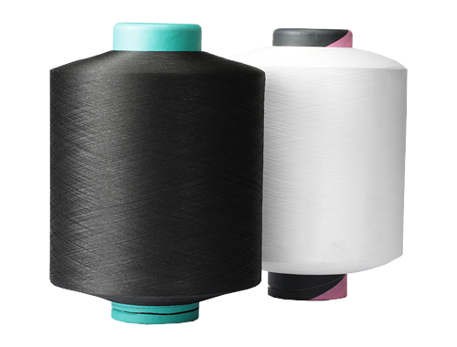 Air covered spandex yarn
